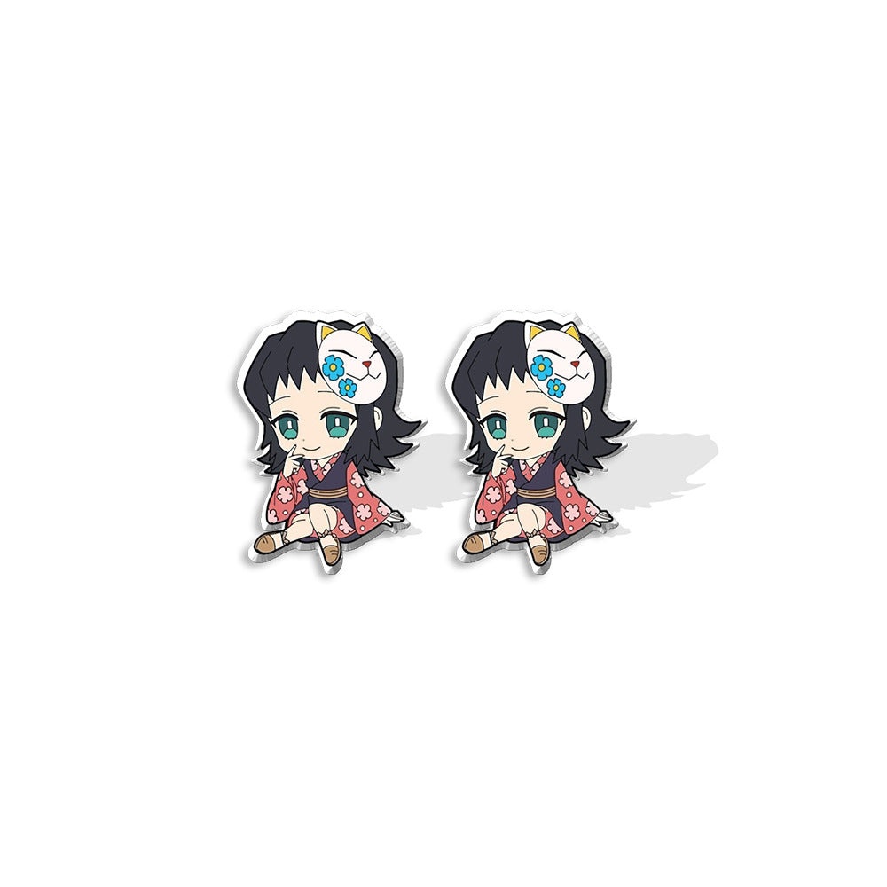 No Anime Secondary Acrylic Heat Shrinkable Sheet Rings
