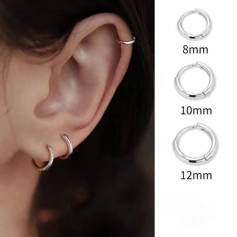 Simple Circle Niche Design Senior Female Fashion Earrings