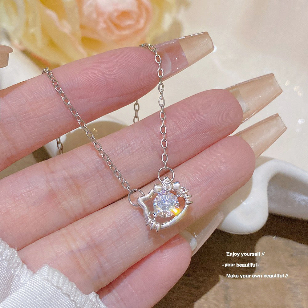 Fashion Titanium Steel Female Niche Simple Temperament Necklaces