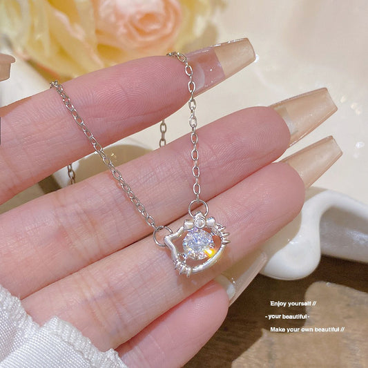 Fashion Titanium Steel Female Niche Simple Temperament Necklaces