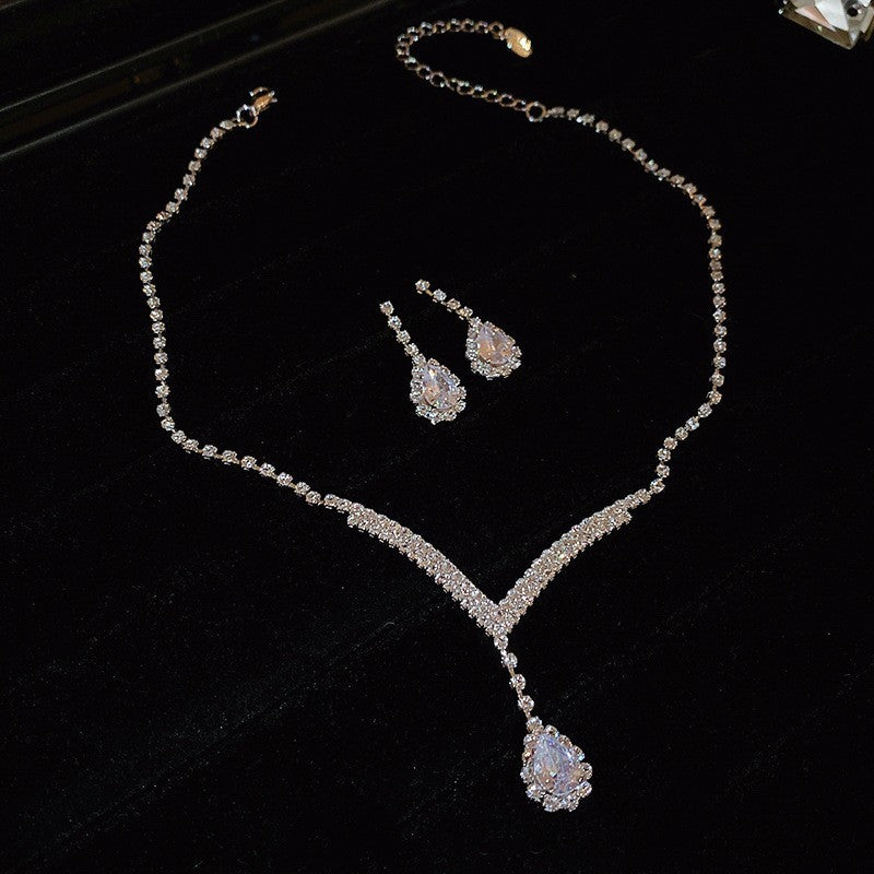 Elegant Drop Round Light Luxury Minority Necklaces