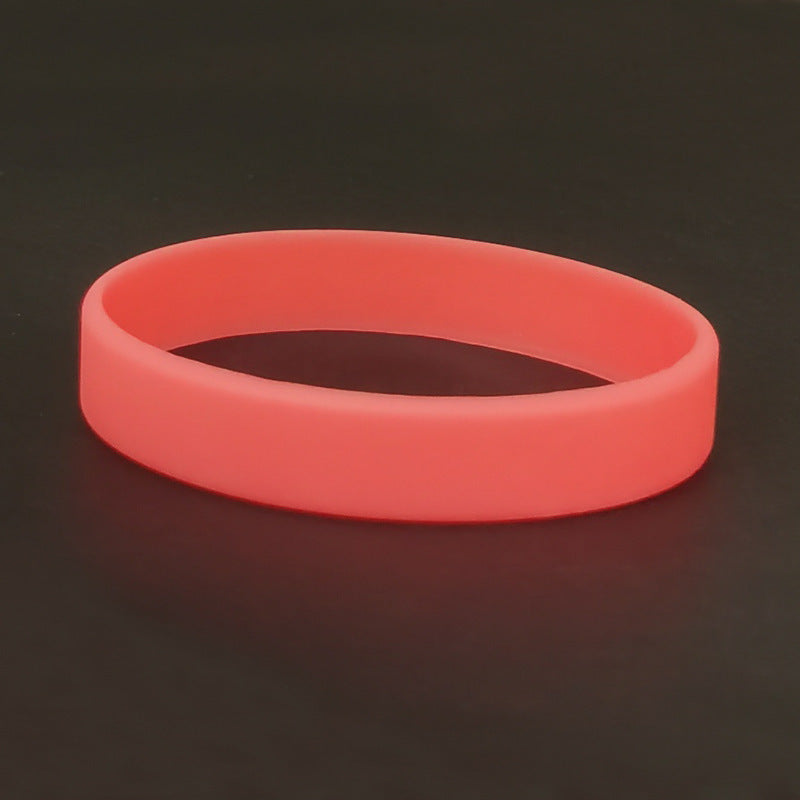 Strap Solid Color No Printing Words Gasket Activity Bracelets