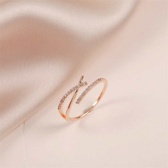 Personality Affordable Luxury High-grade Cold Wind Index Finger Ring