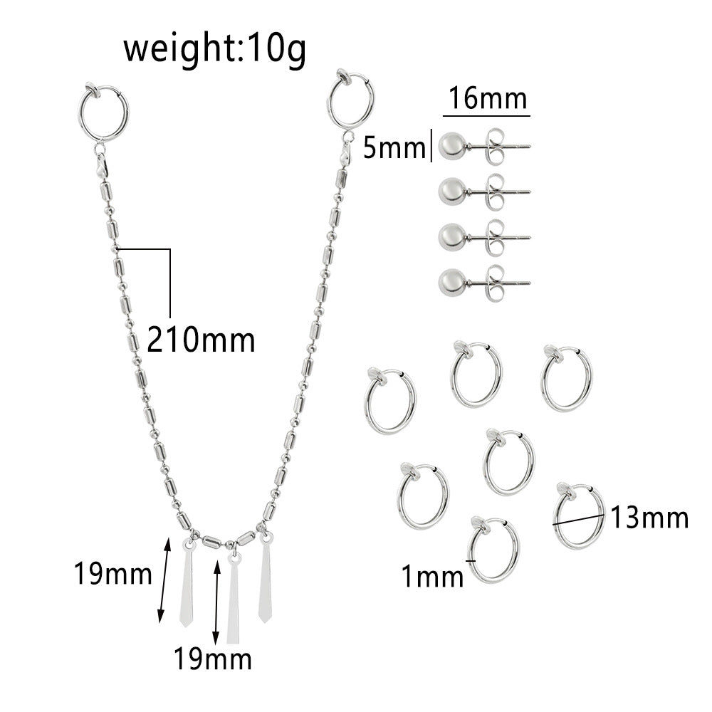 Animation Series Peripheral Characters Yi Gong Village Earrings