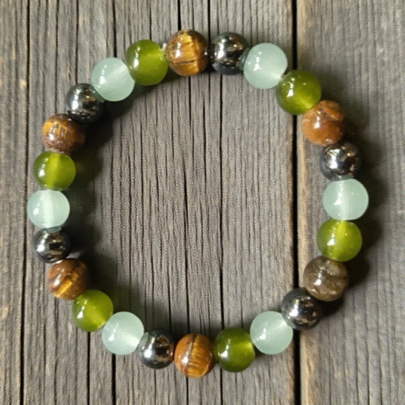 Glamorous Slouchy Attractive Natural Stone Crystal Bracelets