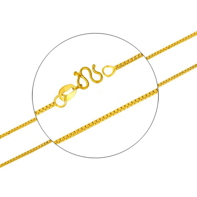 Women's Vietnam Alluvial Gold Ornament No Color Fading High-grade Niche Necklaces