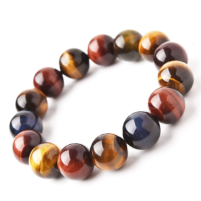 Women's & Men's Tiger Wood Alexandrite Crystal Beads Gifts For Bracelets