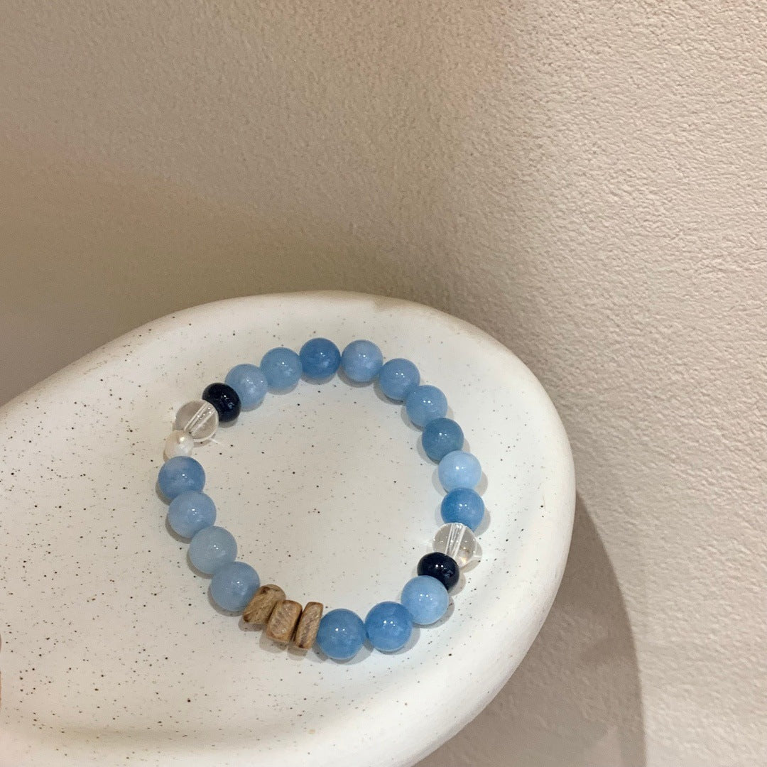 Women's Stone Niche Elastic Pearl Mori Style Simple Bracelets