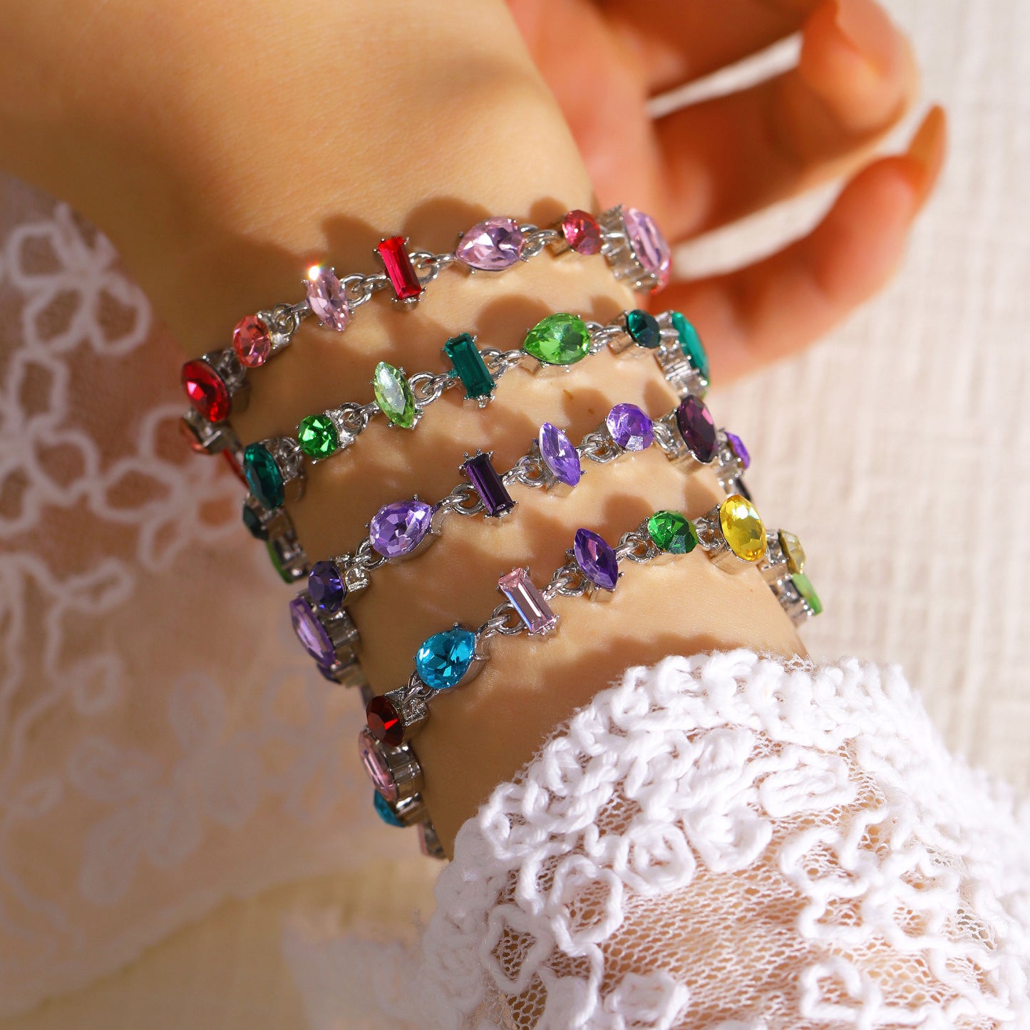 Flashing Candy Exquisitely Subtly Luxurious Niche Sweet Bracelet