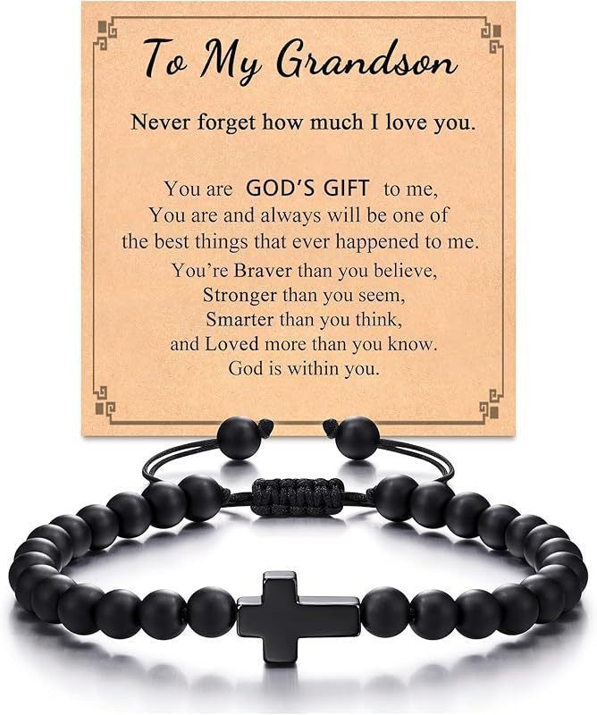 Fashion Trend Cross Adjustable Niche Vintage Holiday Bracelet