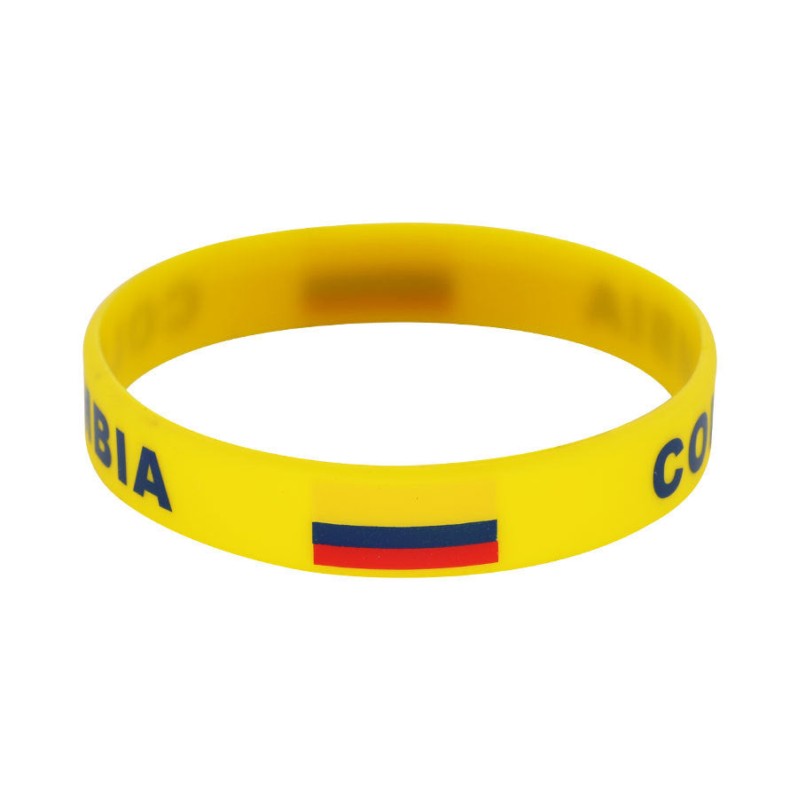 Cup Silicone National Team Canada Ink Flag Bracelets