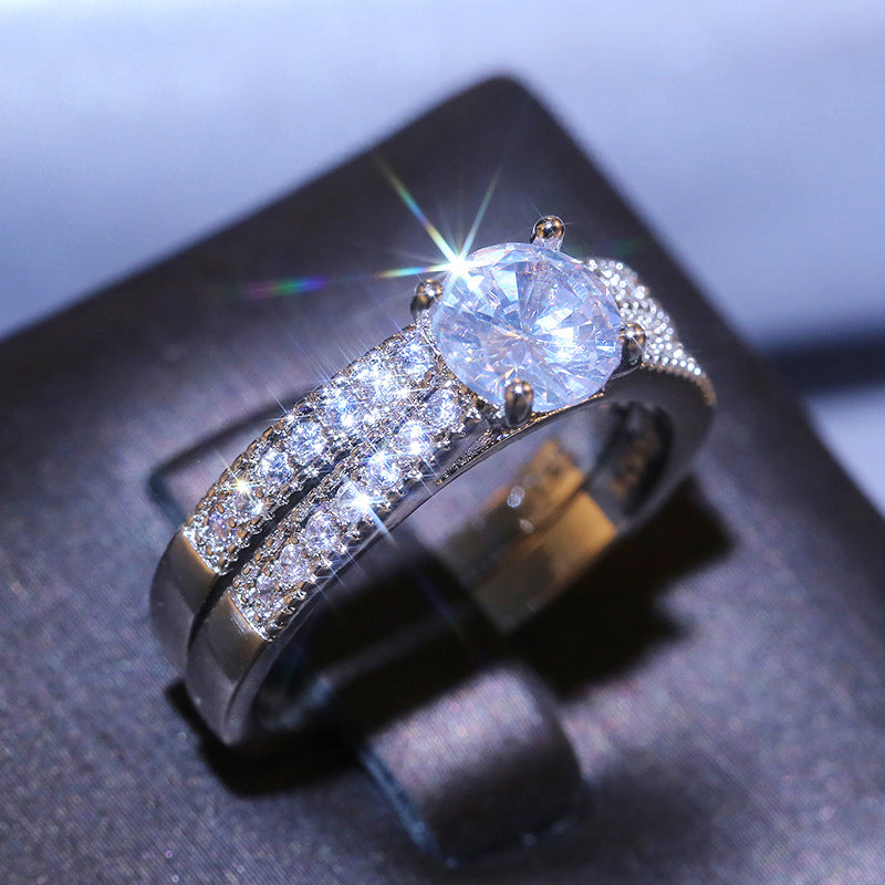 Live Broadcast Couple Wedding Proposal Small Ring