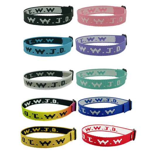 Jacquard Printing Wristband Unisex Wrist Strap For Bracelets