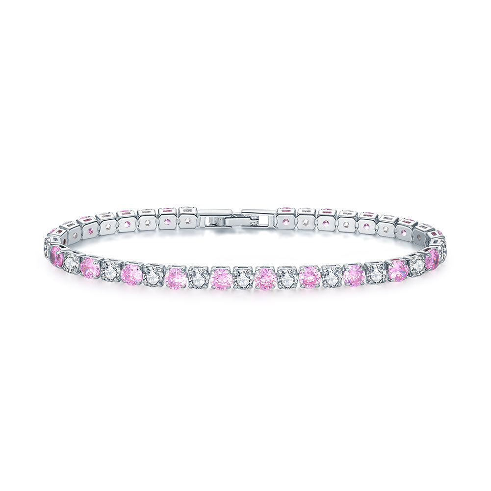 Zircon Tennis Unisex Fashion Simple Hand Bracelet
