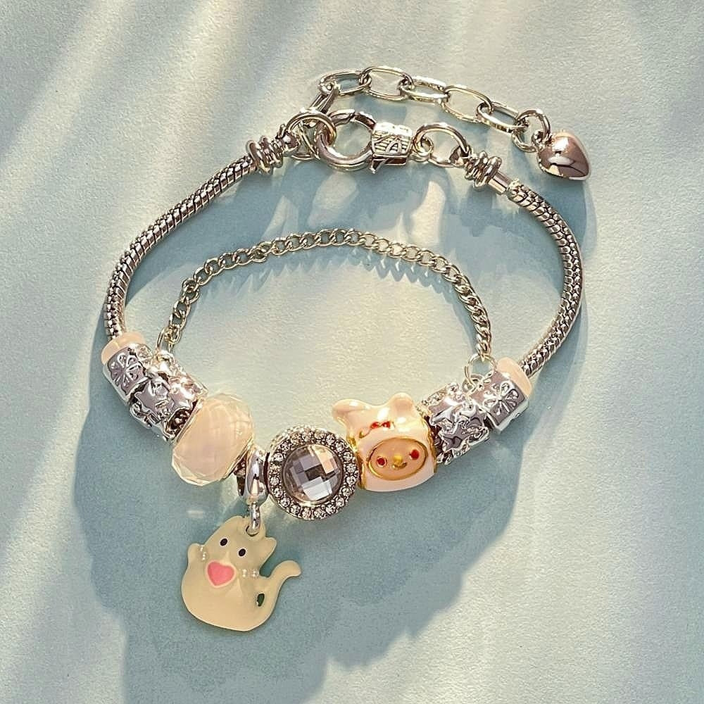 Children's Cartoon Clow Alloy Cute Live Jewelry Bracelets