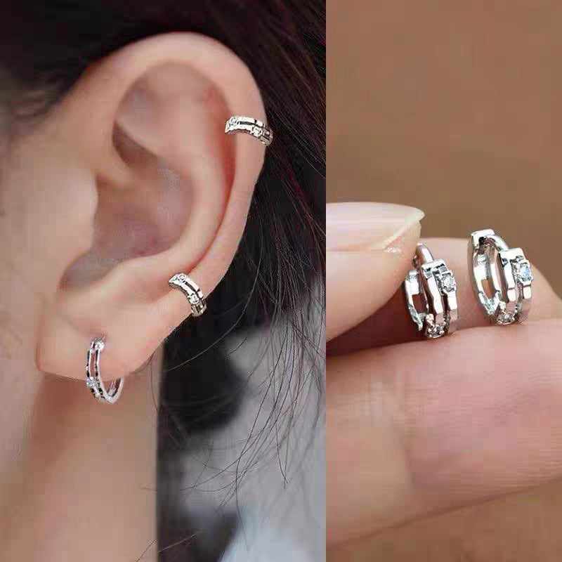 Refined Grace Small Clip High-grade Eardrops Female Sleeping No Need Ear Buckle