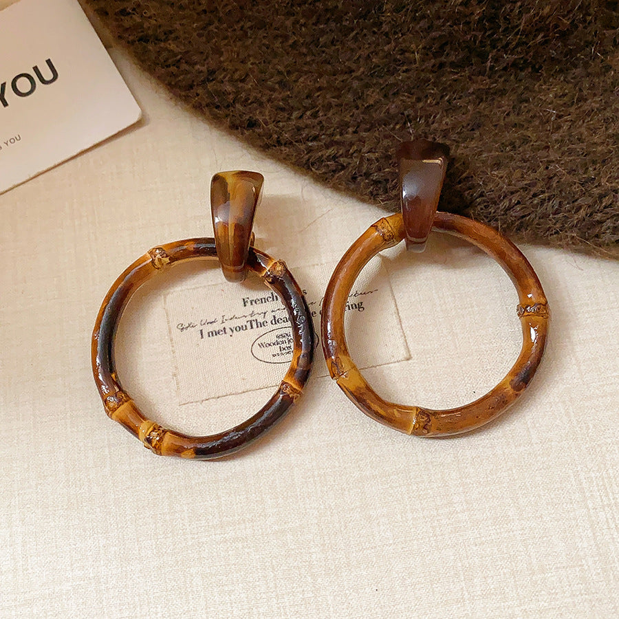 Women's Print Lovely Geometric Trendy Personality Light Luxury Earrings