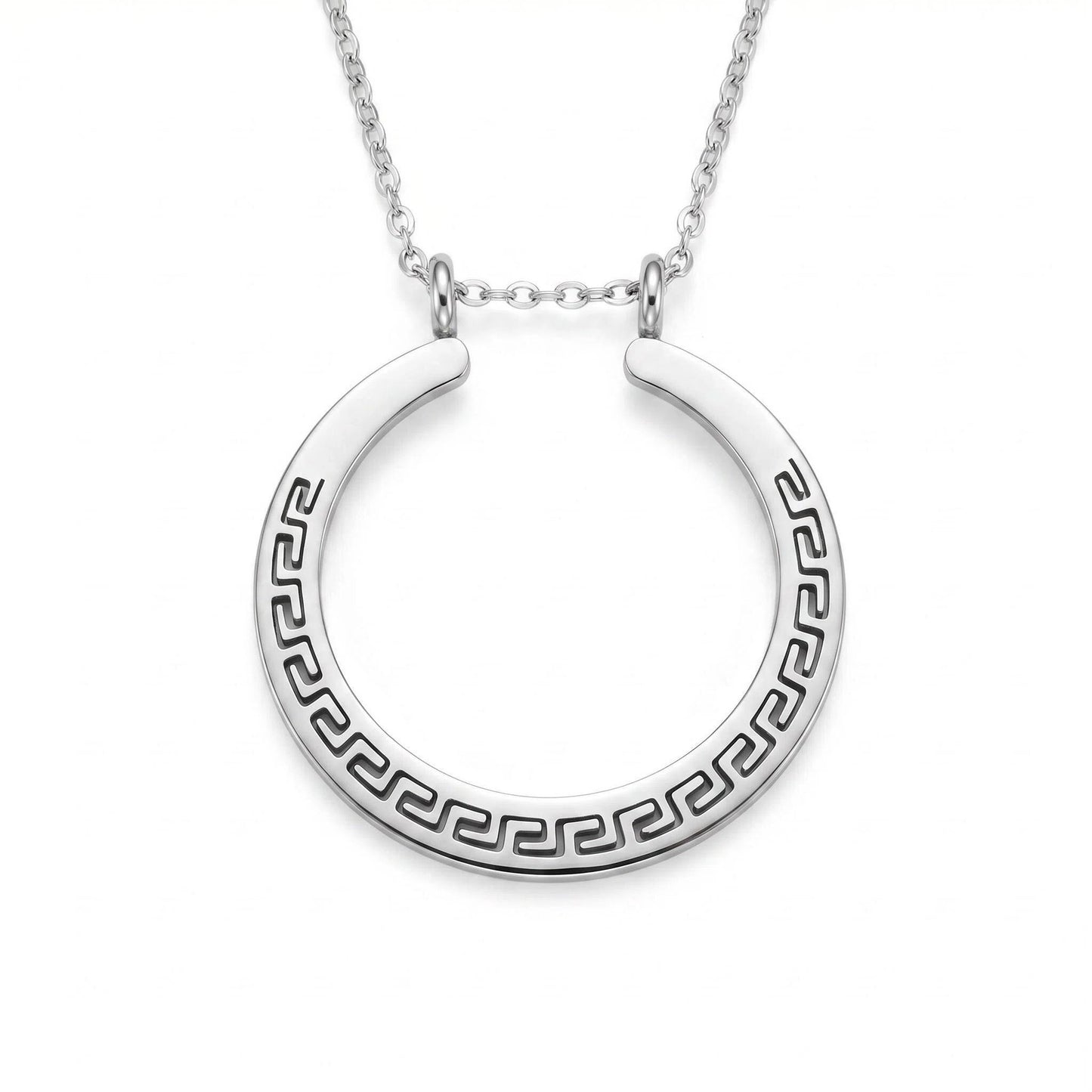 Checkered Niche Design Trendy Cool Unisex Style Necklaces