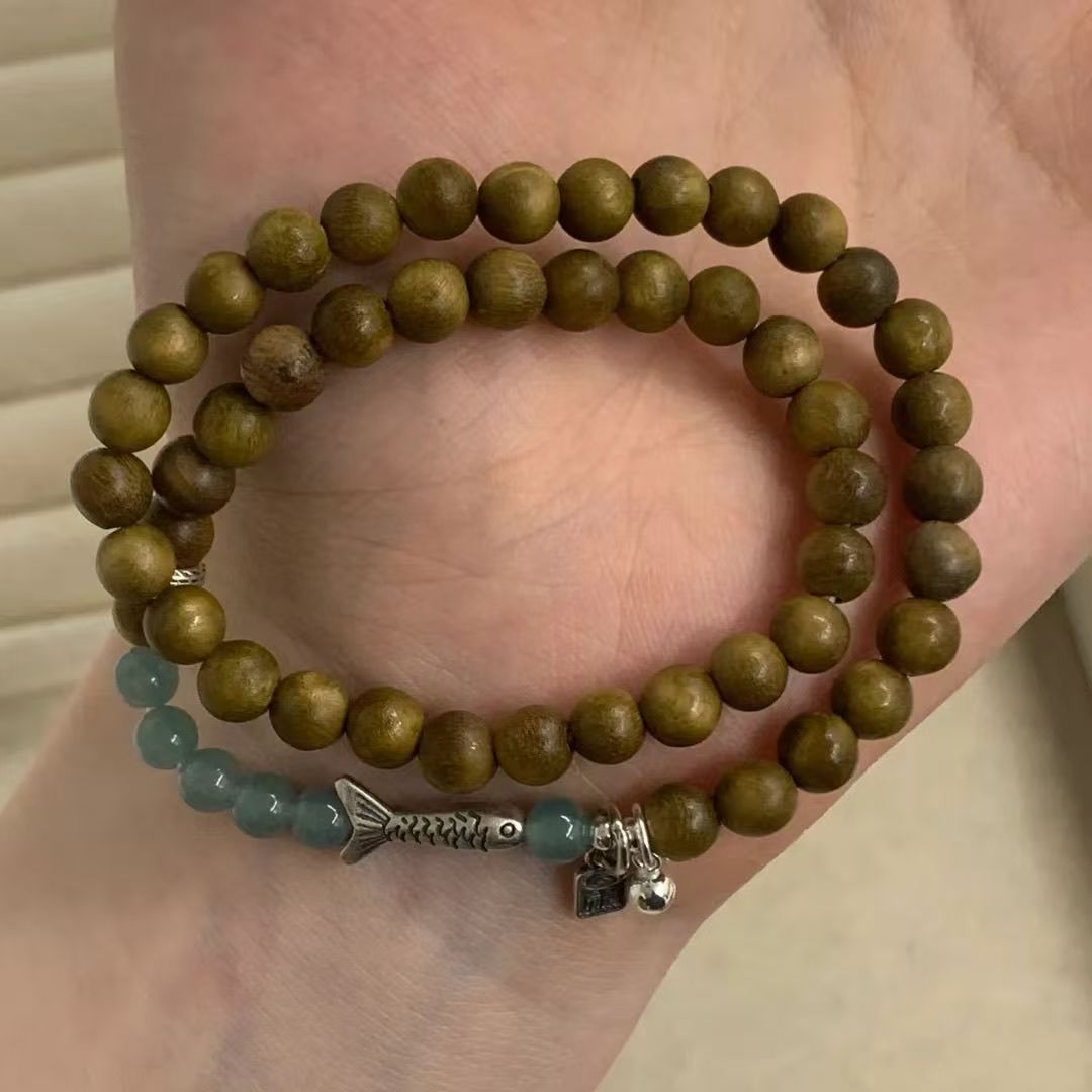 Women's Woven Stone Retro Couple Carrying Strap Bracelet