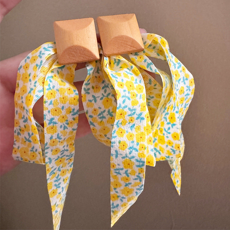 Fairy High Sense Vacation Style Elegant Fashionable Wearing Modified Face Earrings