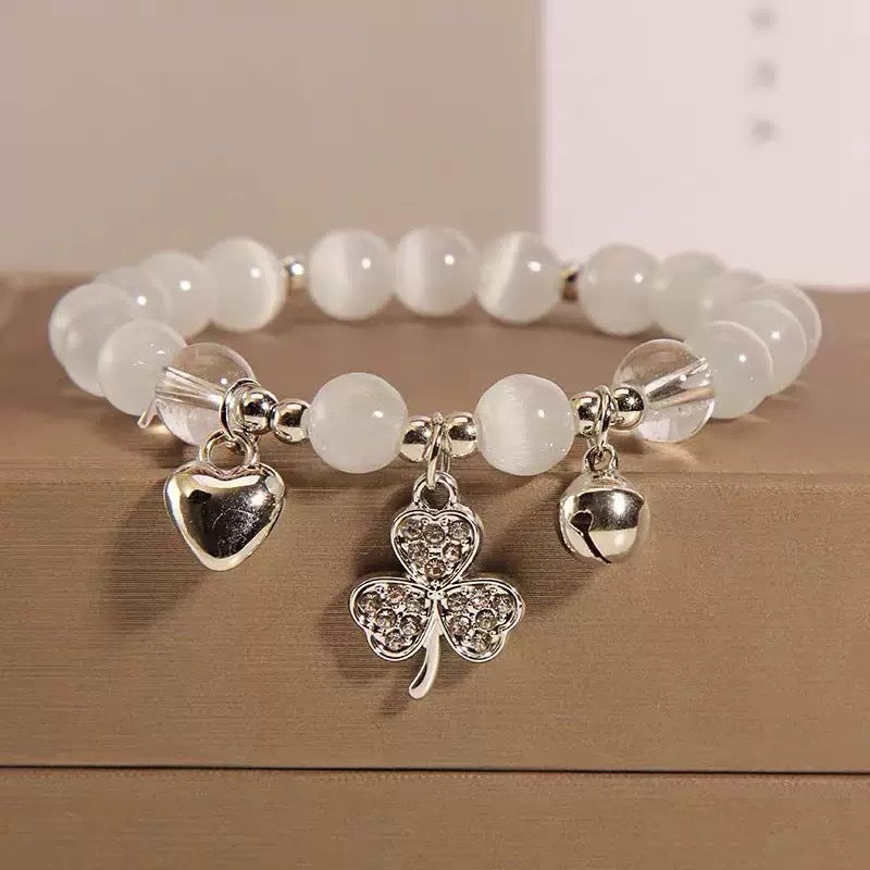 Style Blessing Card Beaded Female Summer Niche Design Temperament Imitation Bracelets