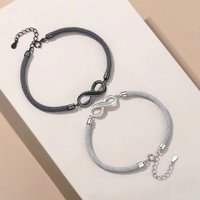 Women's & Men's For Niche Design Woven Long-distance Love Bracelet