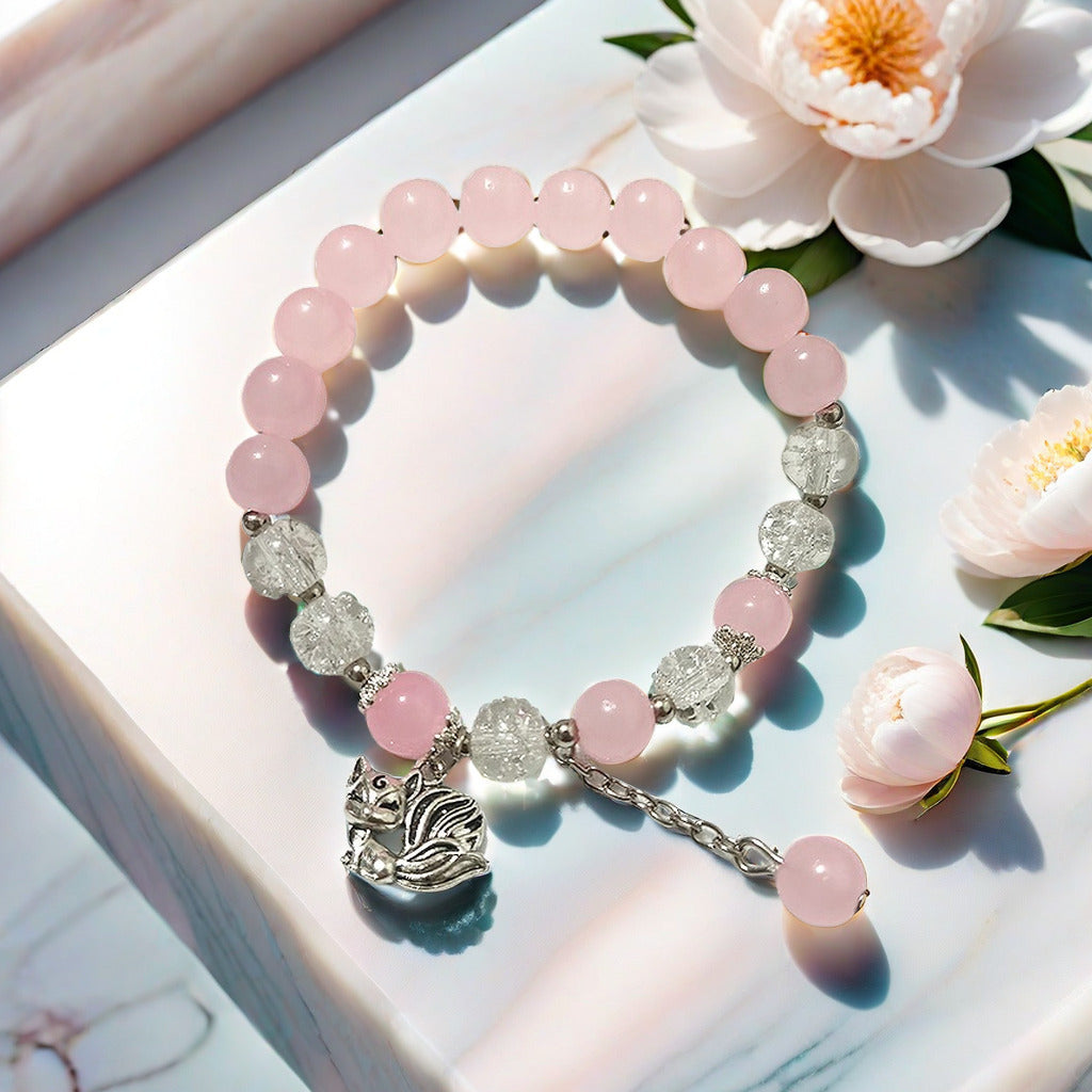 White Opal Butterfly Female Temperament Design Bracelets