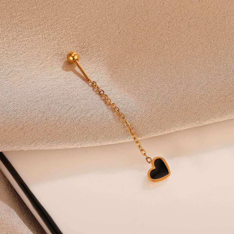 Titanium Steel Clover Crown Heart Shaped Classic Style Smiley Face Earrings