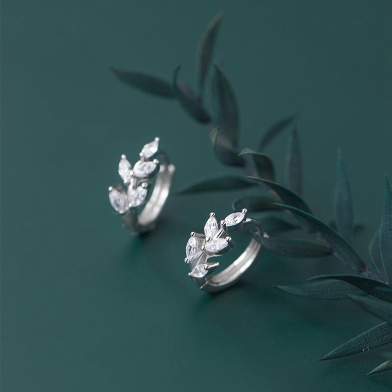 Women's Temperament Lady Branch Ear Clip Artistic Stud Earrings