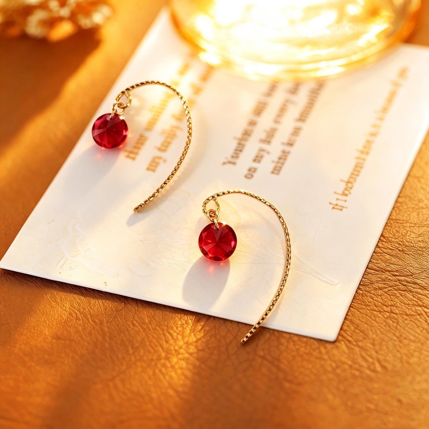 Women's Eight Hearts Arrows Zircon French Handmade Ear Line