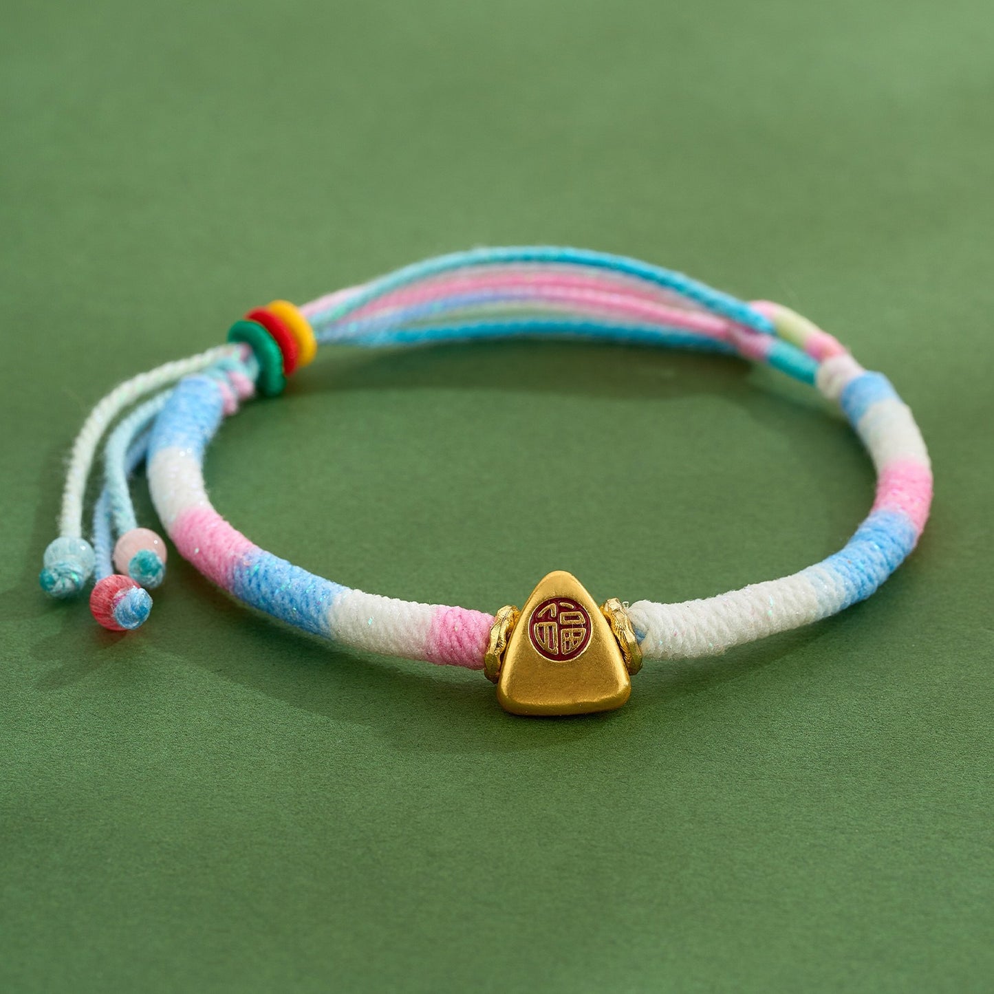 Dragon Boat Festival Colorful Rope Small Red Hand-woven Tiger Head Bracelet