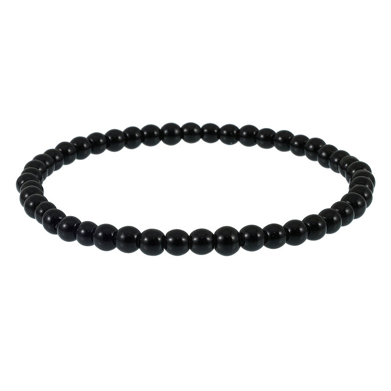 Stone Volcanic Rock Turquoise Malachite Agate Bracelet