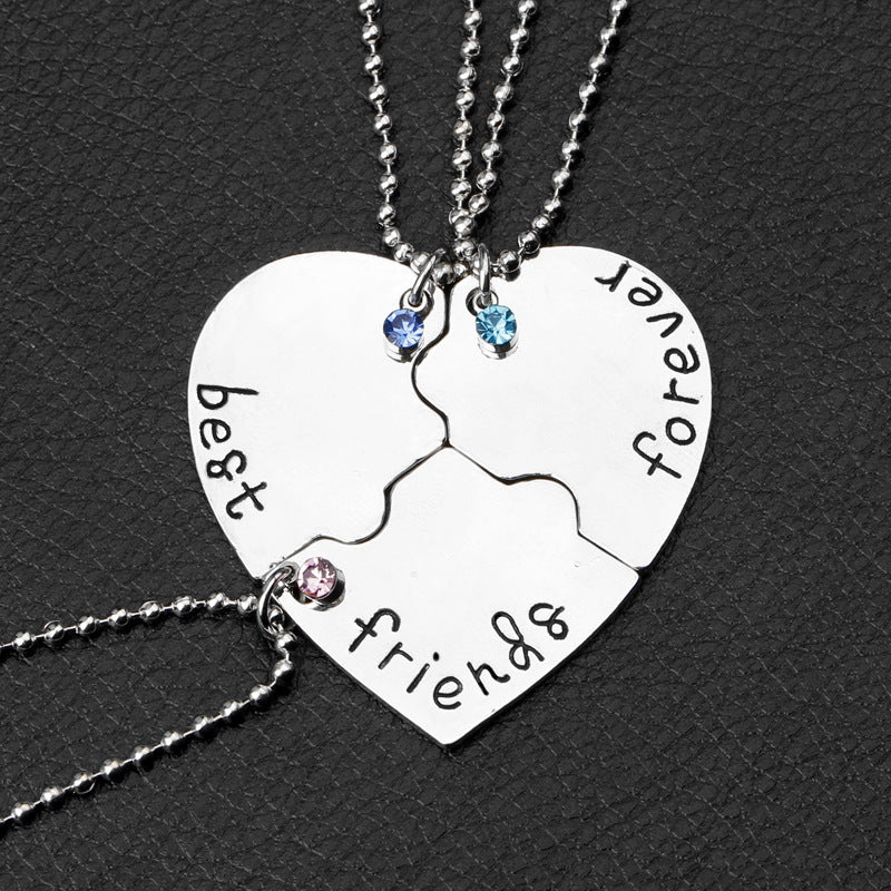 Stylish Glamorous Good Friend Love Lettering Necklace