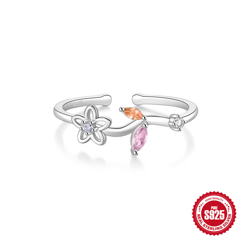 Niche Design Love Petals Open Index Rings