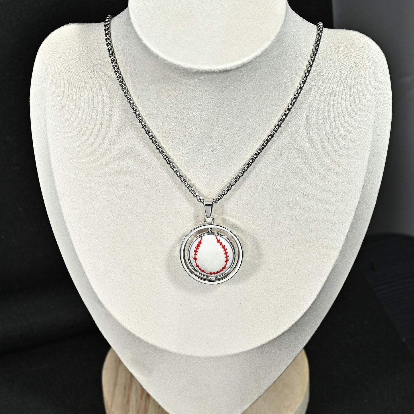 Men's & Women's World Cup Elements Hip Hop Football Basketball Trendy Fashion Necklace