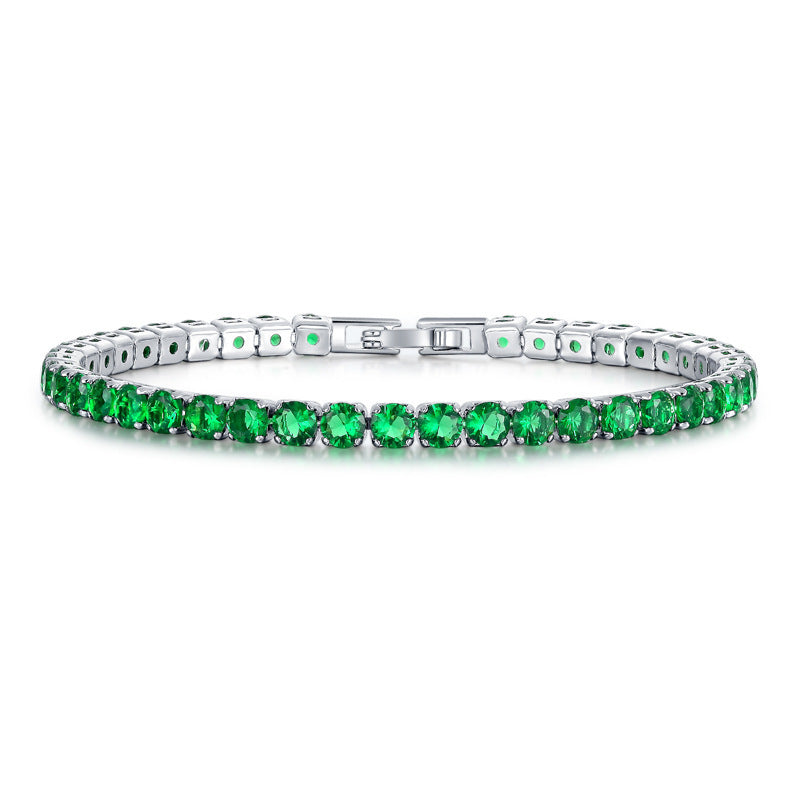 Zircon Tennis Unisex Fashion Simple Hand Bracelet