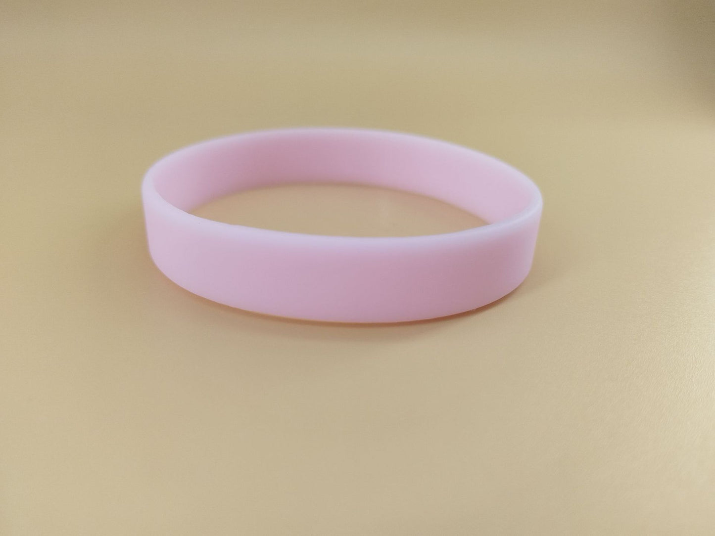 Silicone Solid Color Thermography Personality Lettering Laser Rubber Bracelets