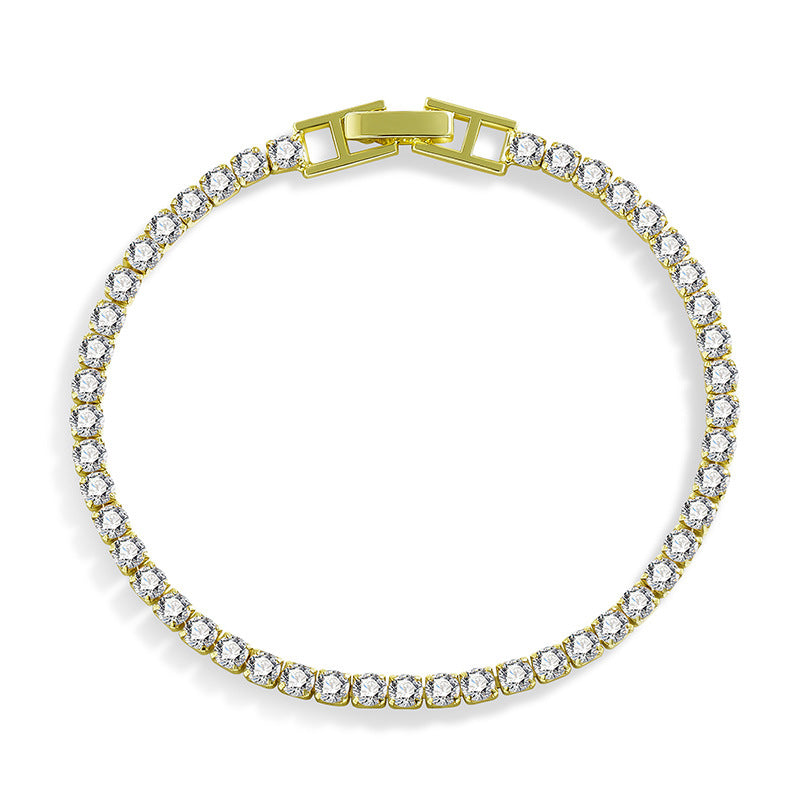 Interest Light Luxury Zircon Starry Full Diamond White Bracelet