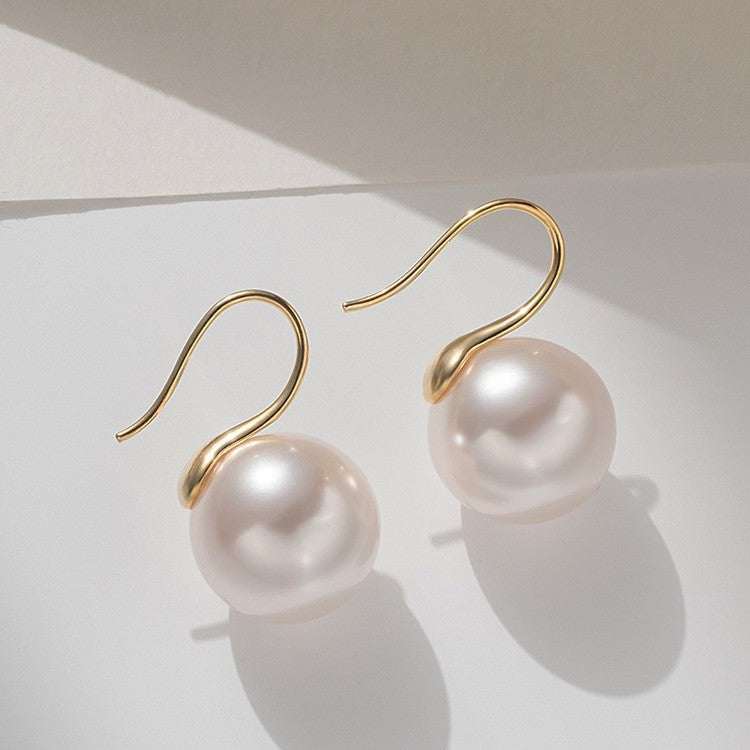 Pearl Light Luxury Temperament French Minority Advanced Earrings