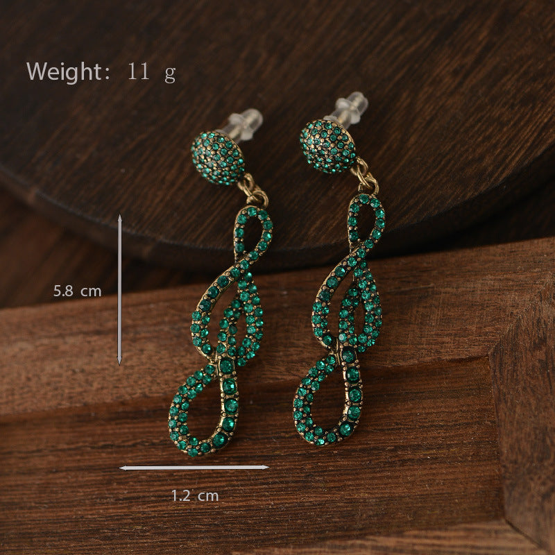 Antique Style Fairy Niche Design High Class Elegant Earrings