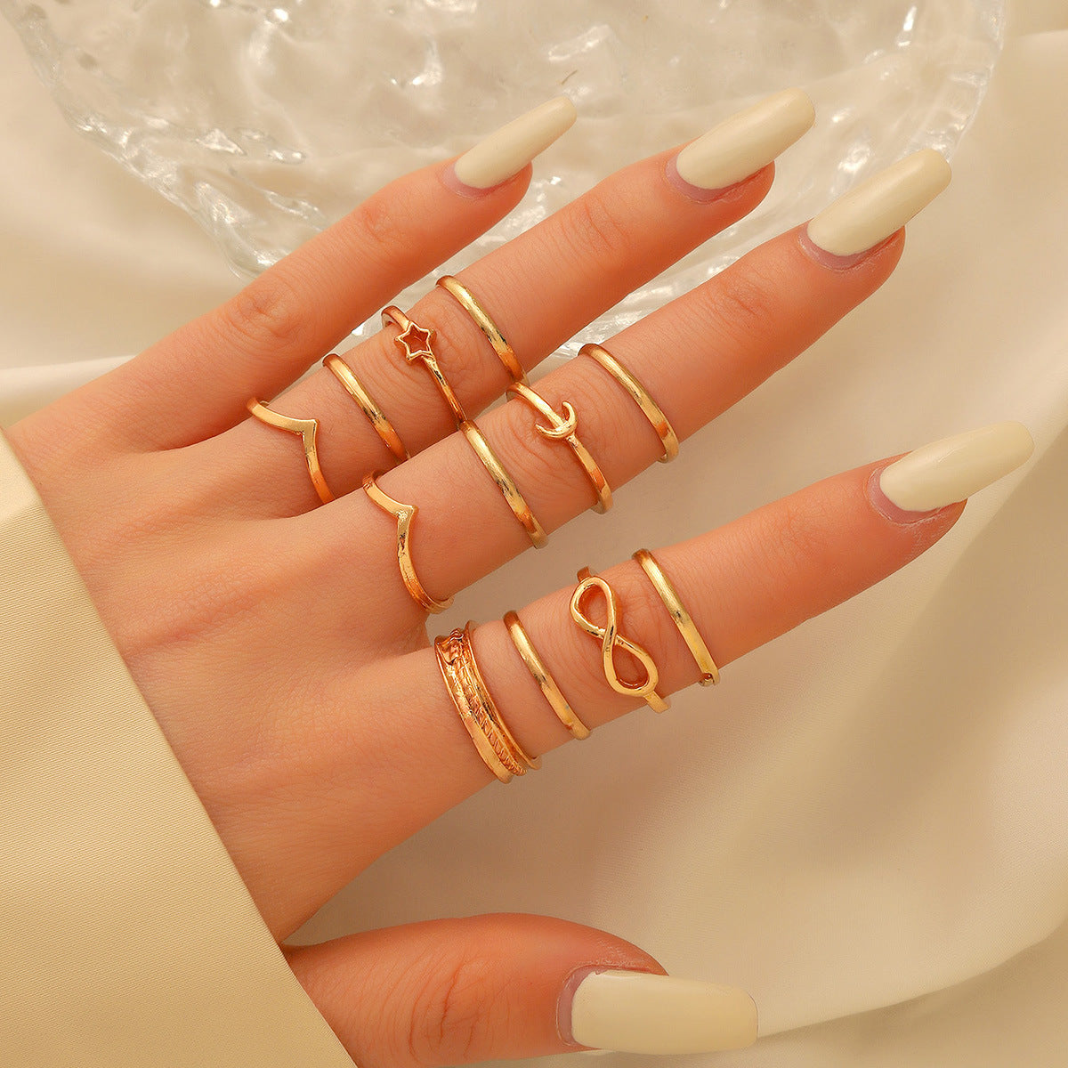 Women's Butterfly Open More Than Knuckle Sets Of Ring
