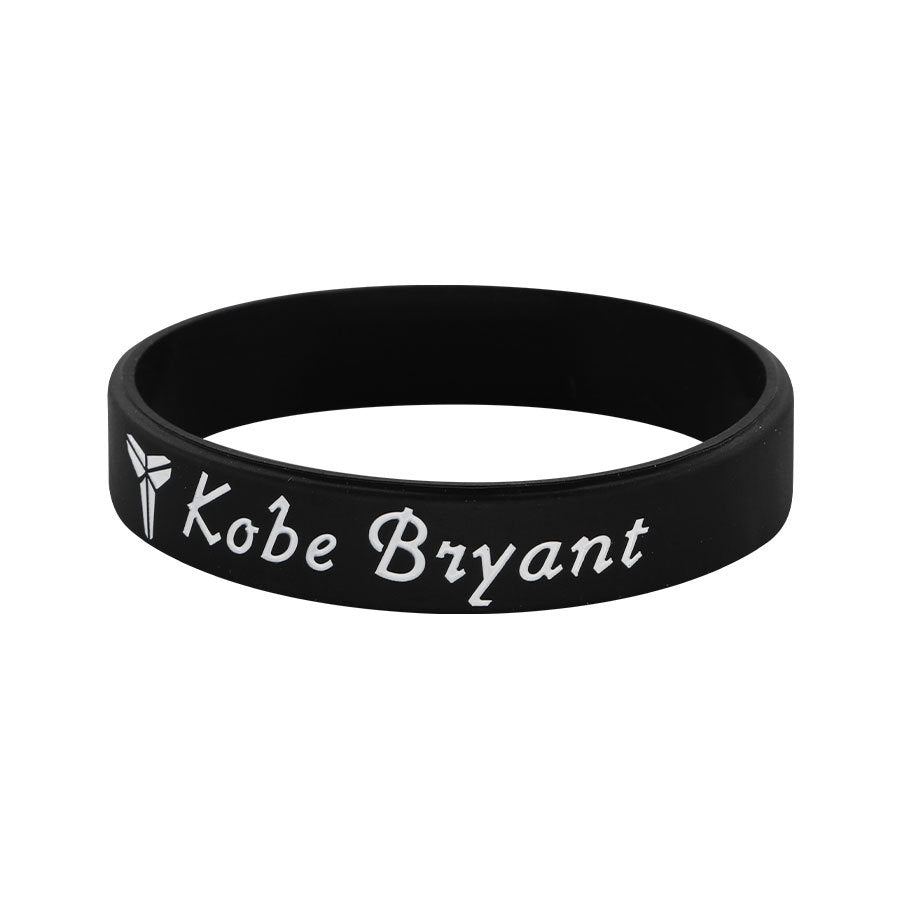 Star Concave Thickened Silicone Kobe James Basketball Bracelet