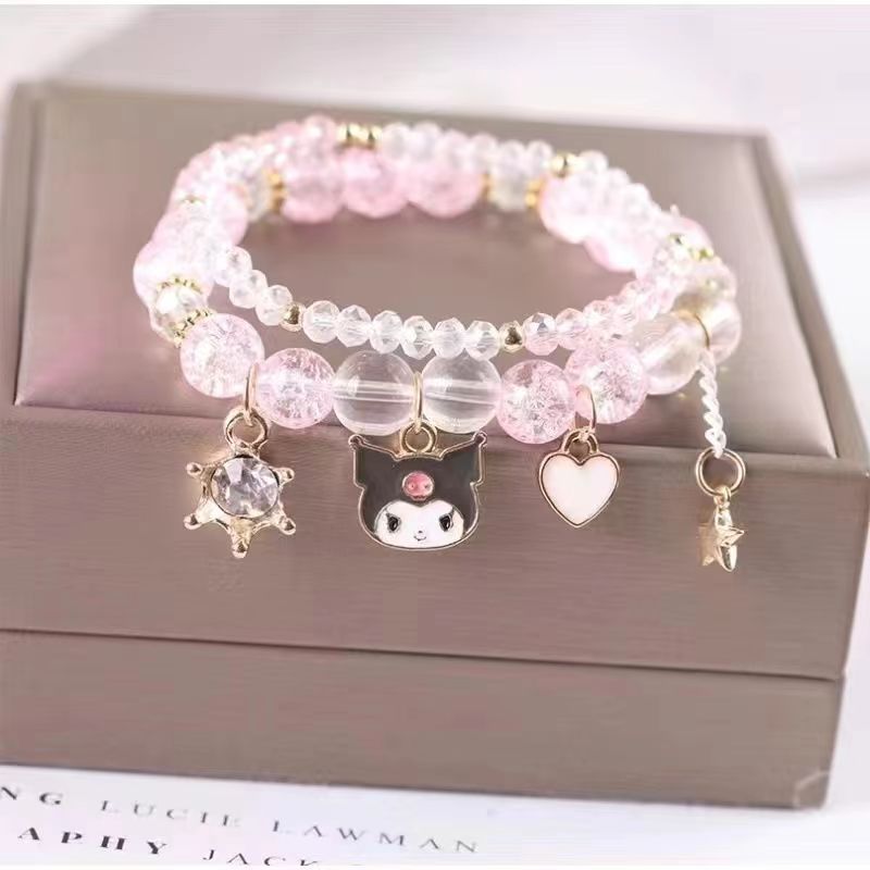 Jewelry Crystal String Beads Cartoon Couple Gift Night Bracelets