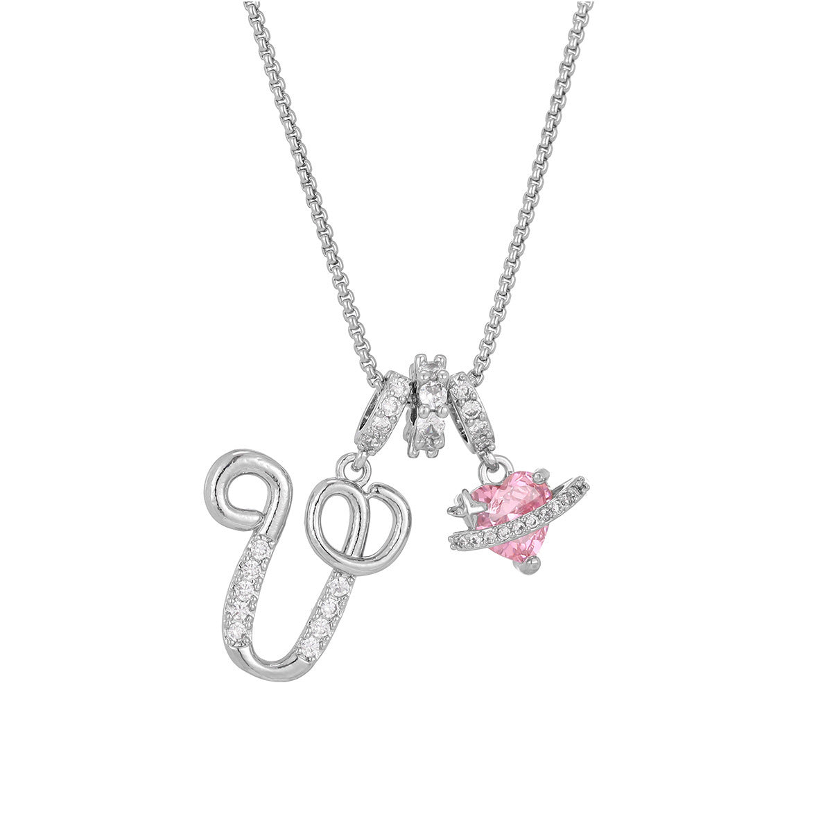 Dopamine English Letter Light Luxury Minority Necklaces