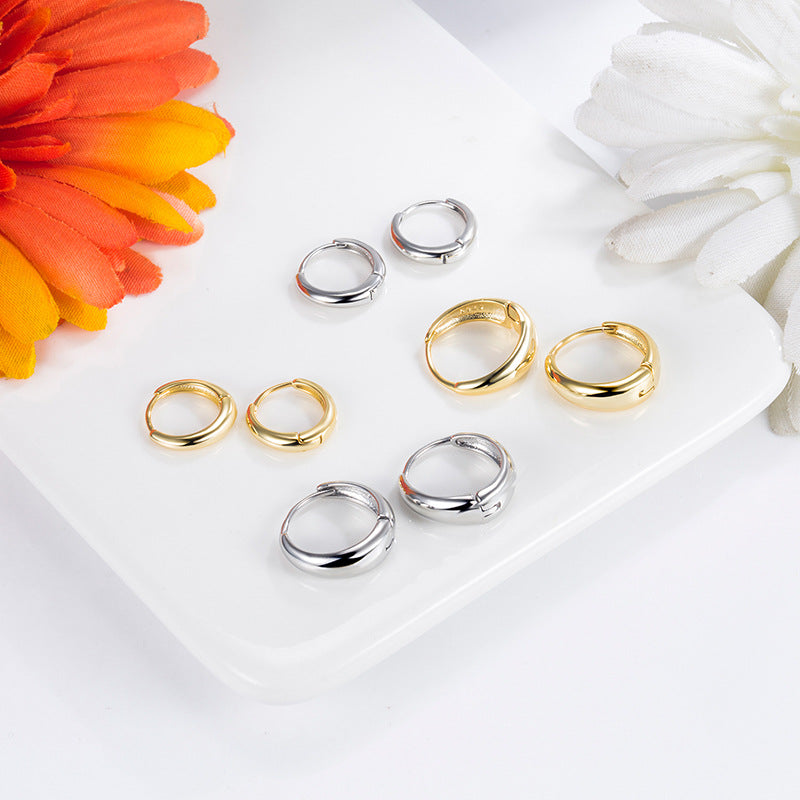 Drop Clip Female Small Beautiful Circle Trendy Ear Buckle