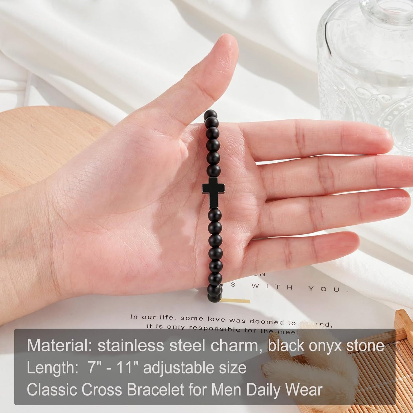 Fashion Trend Cross Adjustable Niche Vintage Holiday Bracelet