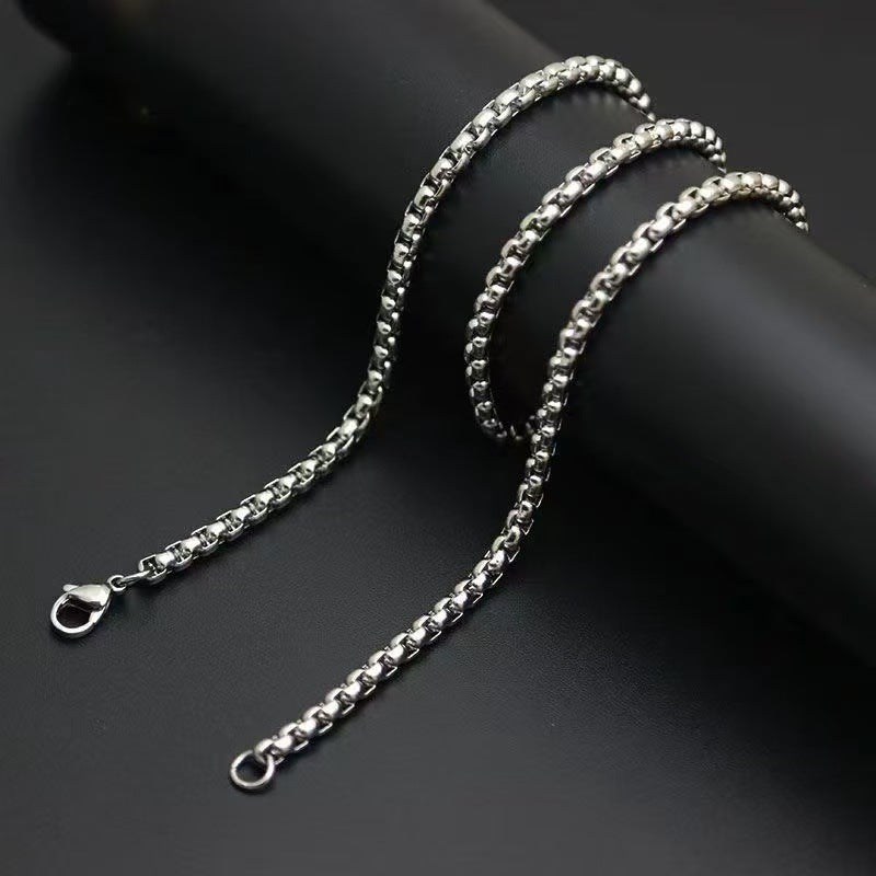 Selected Lucky Beads Titanium Steel Minority Simple Light Luxury Fashion Necklace