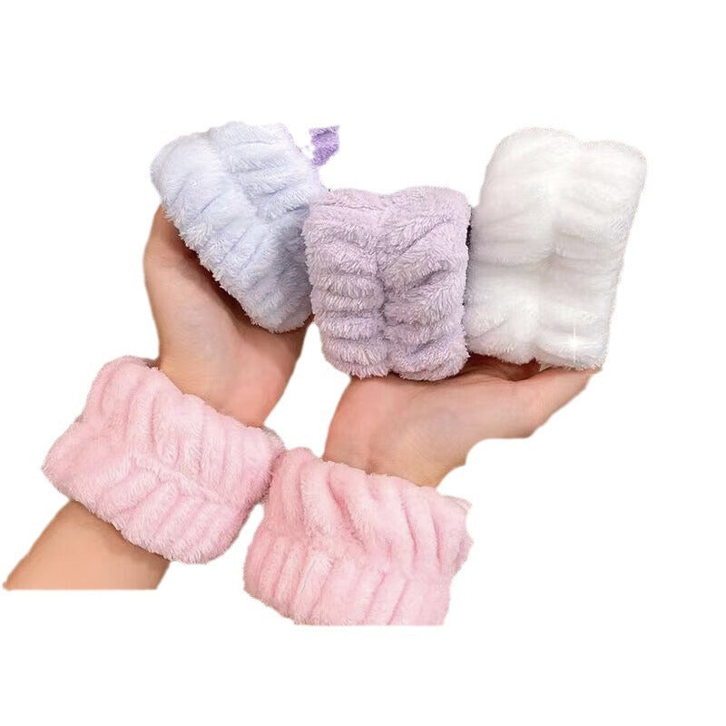 Wash Wrist Strap Waterproof Cuff Keep Dry Thickened Hair Band Bracelet