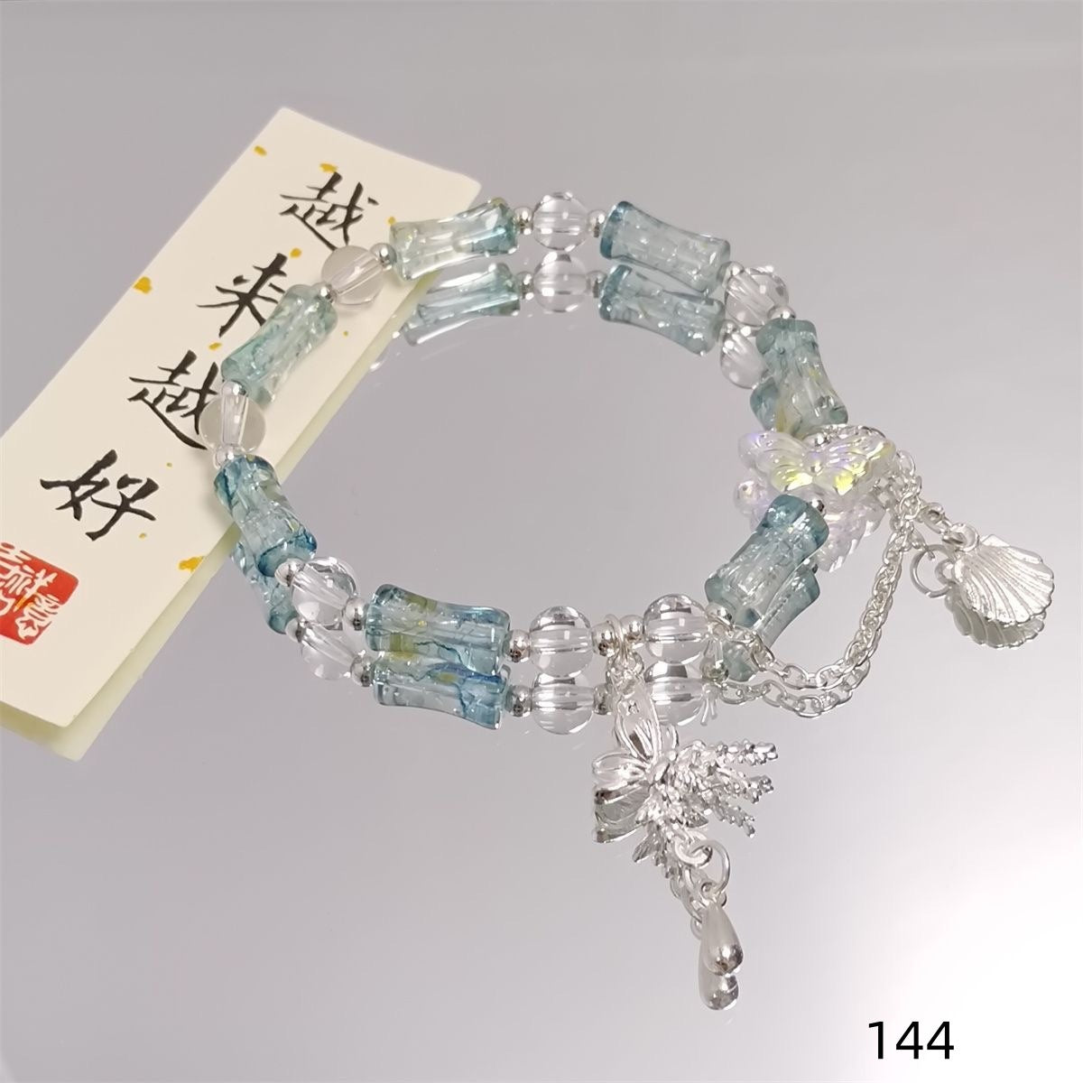 Colorful Crystal String Beads Fishtail Sweet Super Fairy Girlfriends For Bracelets