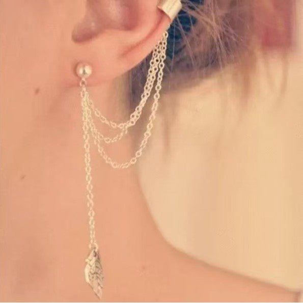 Pearl Ear Clip No Pierced Fake Cartilage Earrings